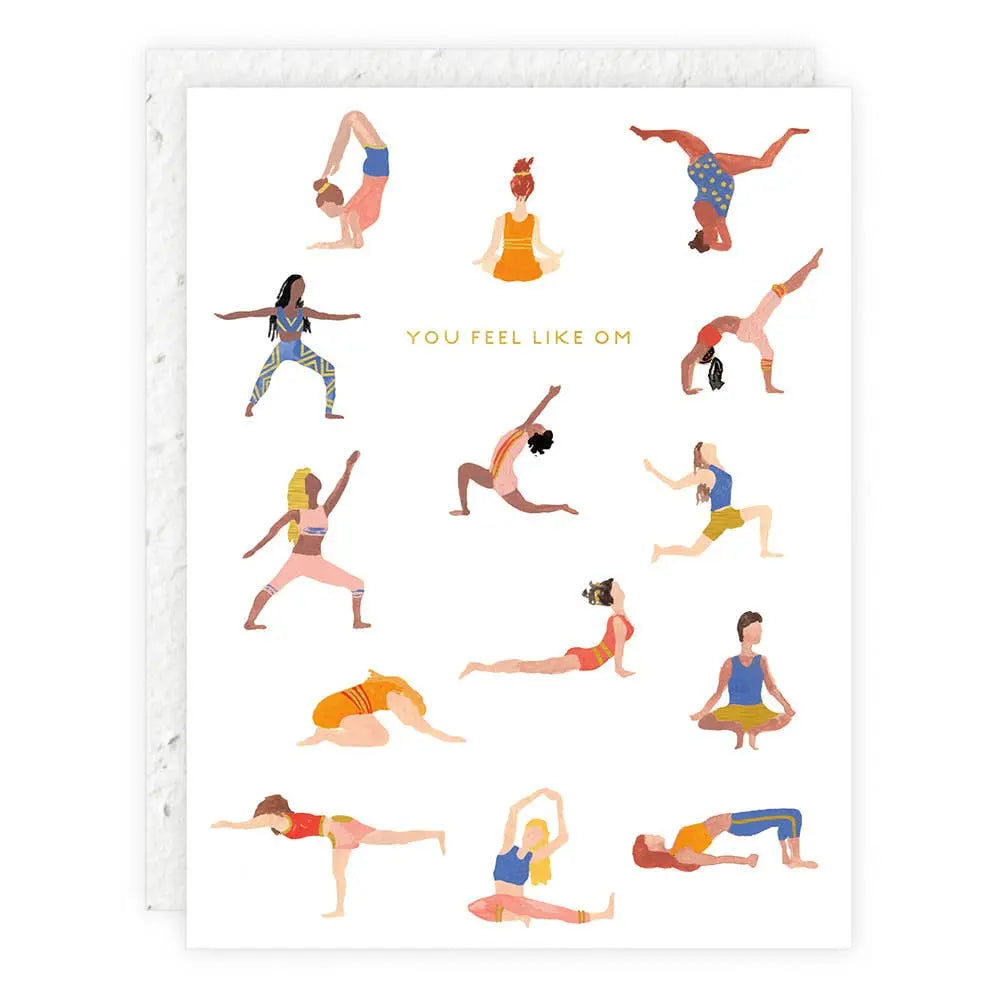 Feel Like Om - Friendship Card Seedlings