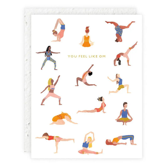 Feel Like Om - Friendship Card Seedlings