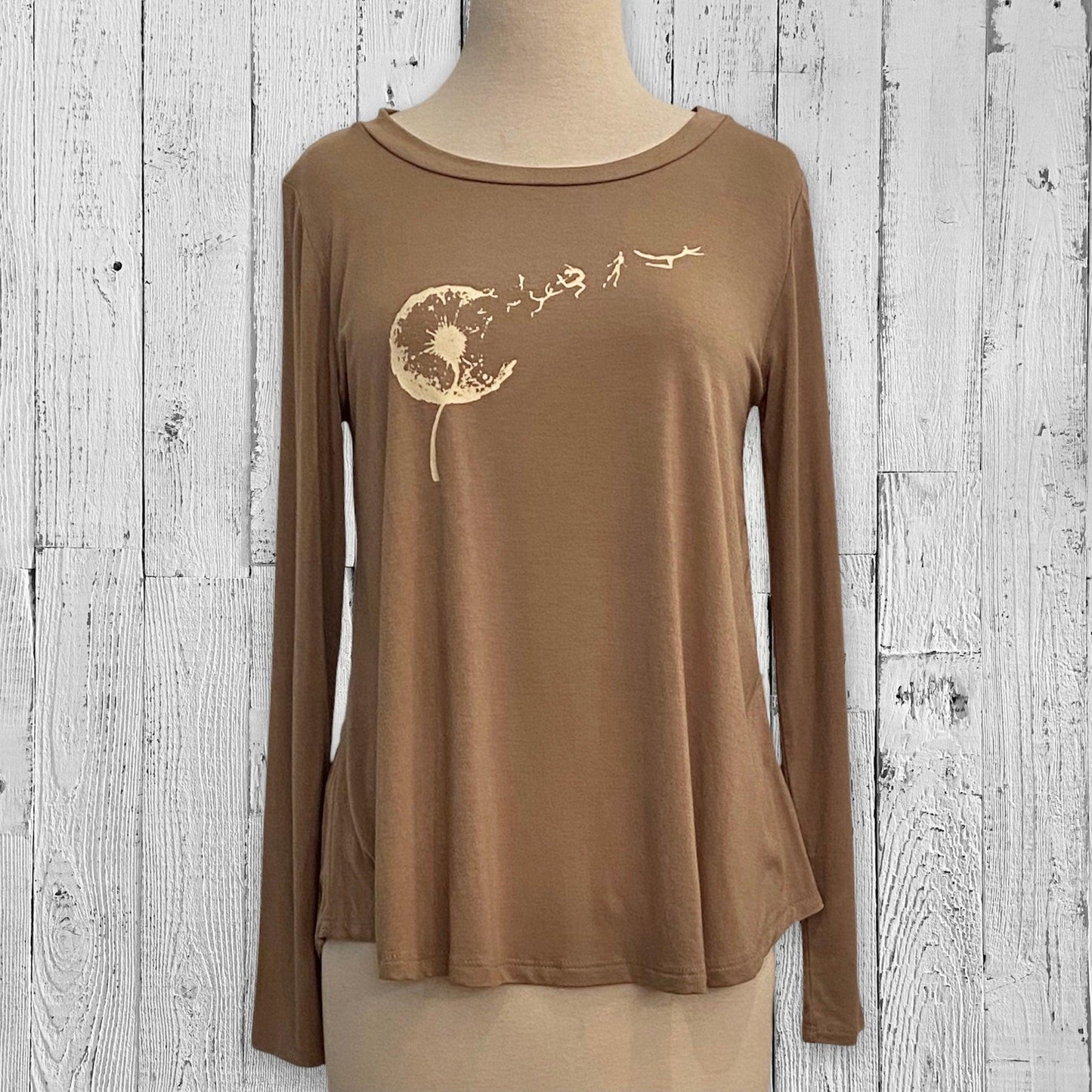 Flowy Dandelion BAMBOO CLASSIC LONG SLEEVE - Limited Collection Uni-T