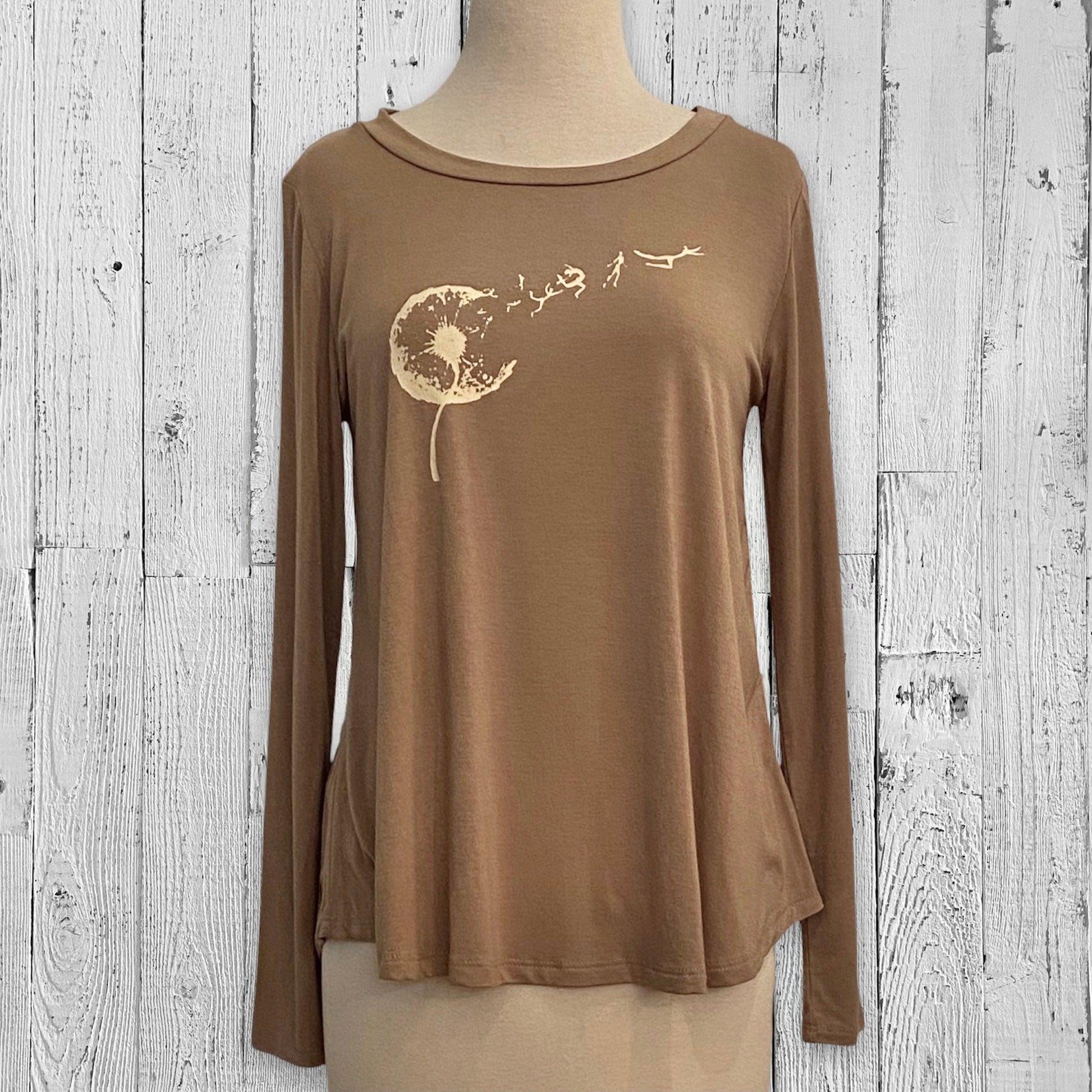 Flowy Dandelion BAMBOO CLASSIC LONG SLEEVE - Limited Collection Uni-T