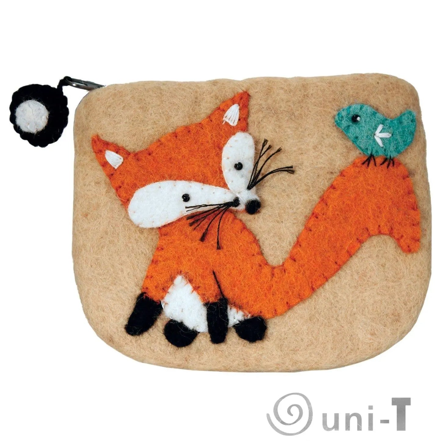 Fox Coin Purse dZi Handmade