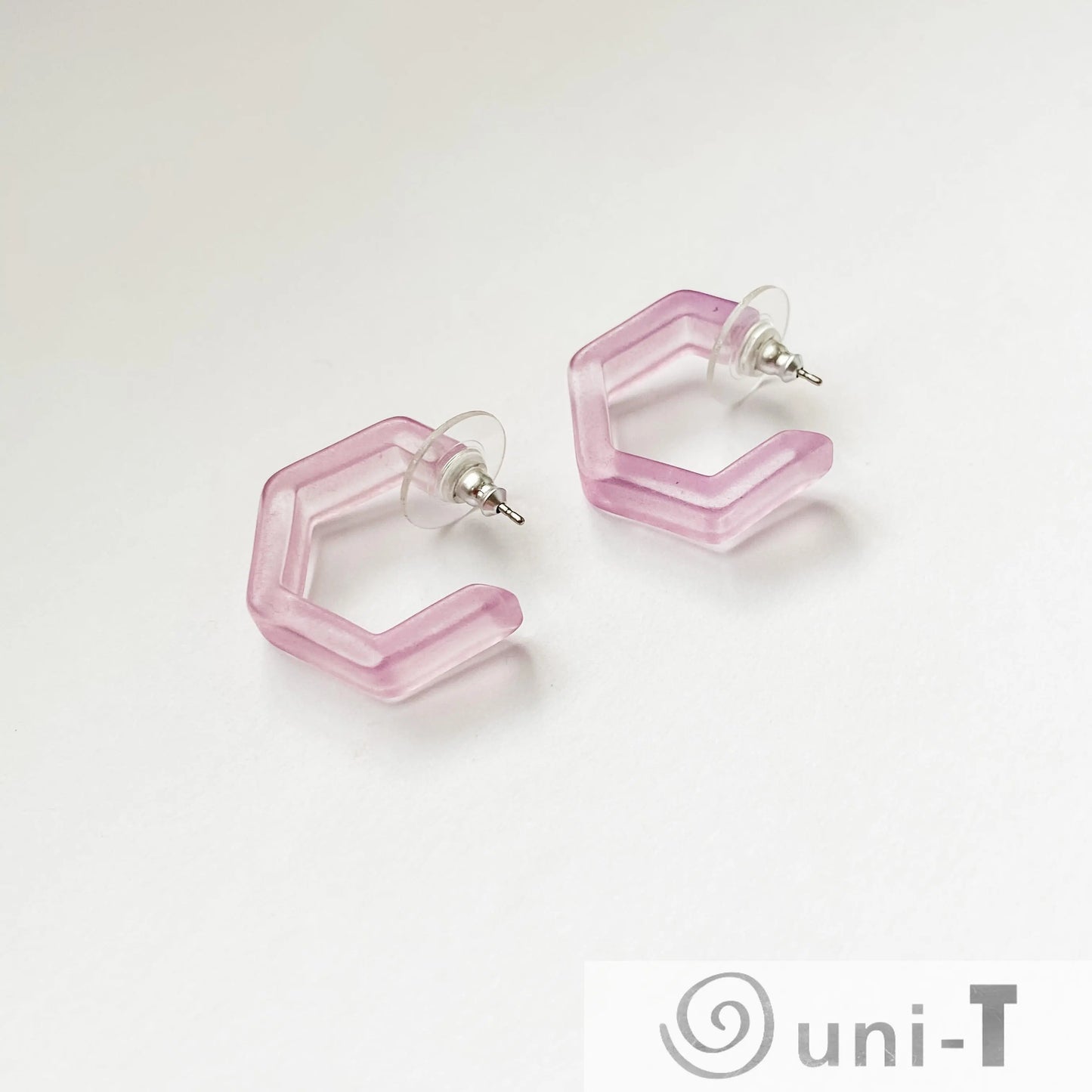 Geo Lucite Hoops Lisa Trachtman