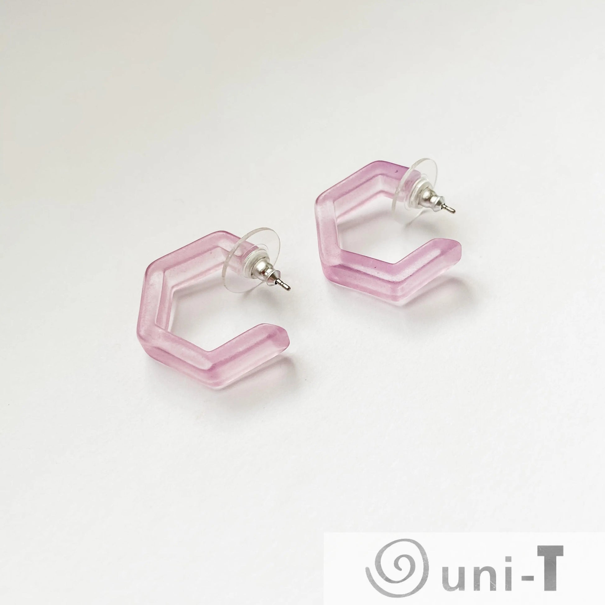 Geo Lucite Hoops Lisa Trachtman