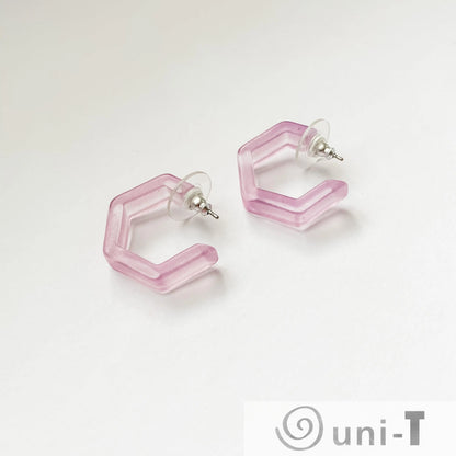 Geo Lucite Hoops Lisa Trachtman