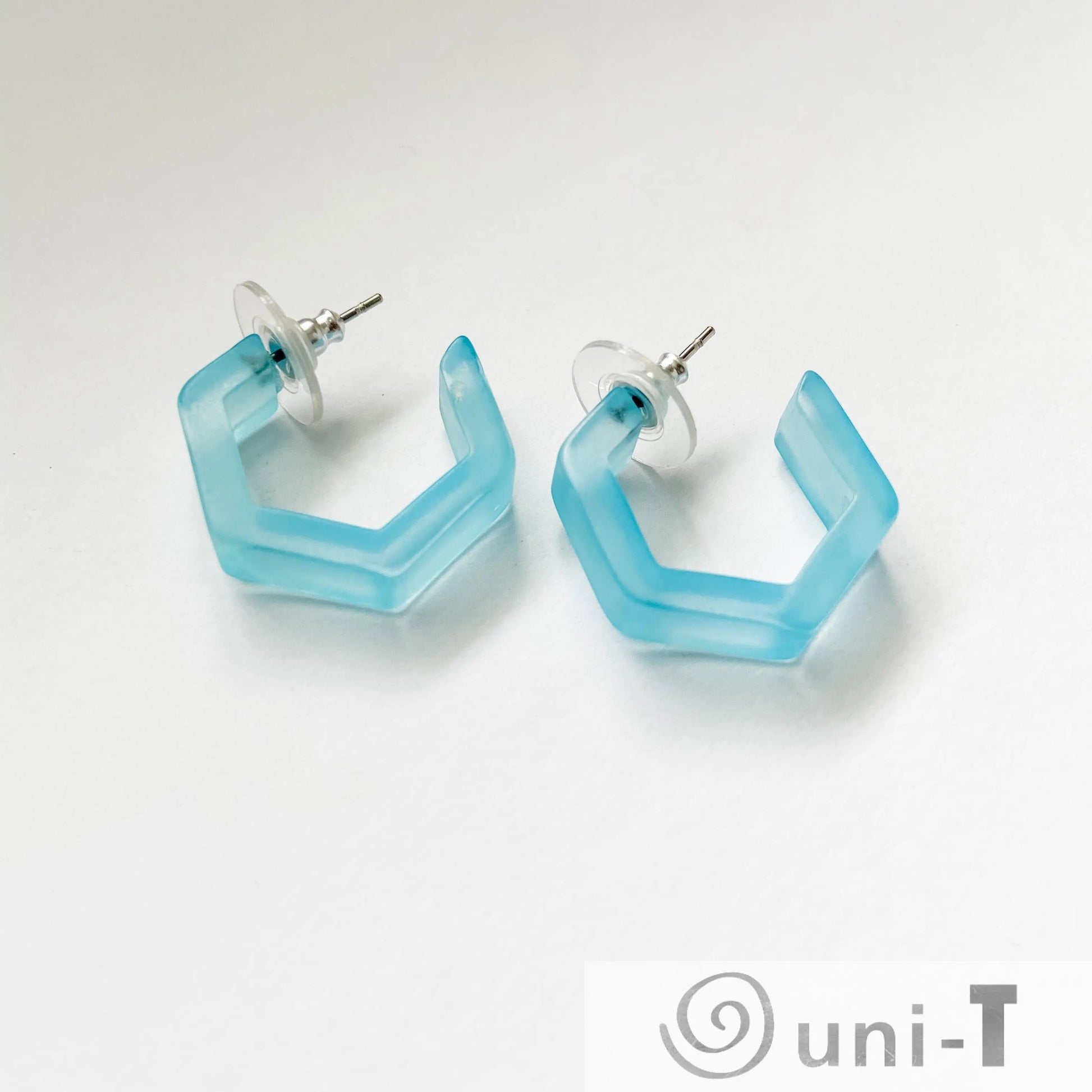 Geo Lucite Hoops Lisa Trachtman