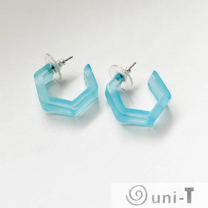 Geo Lucite Hoops Lisa Trachtman