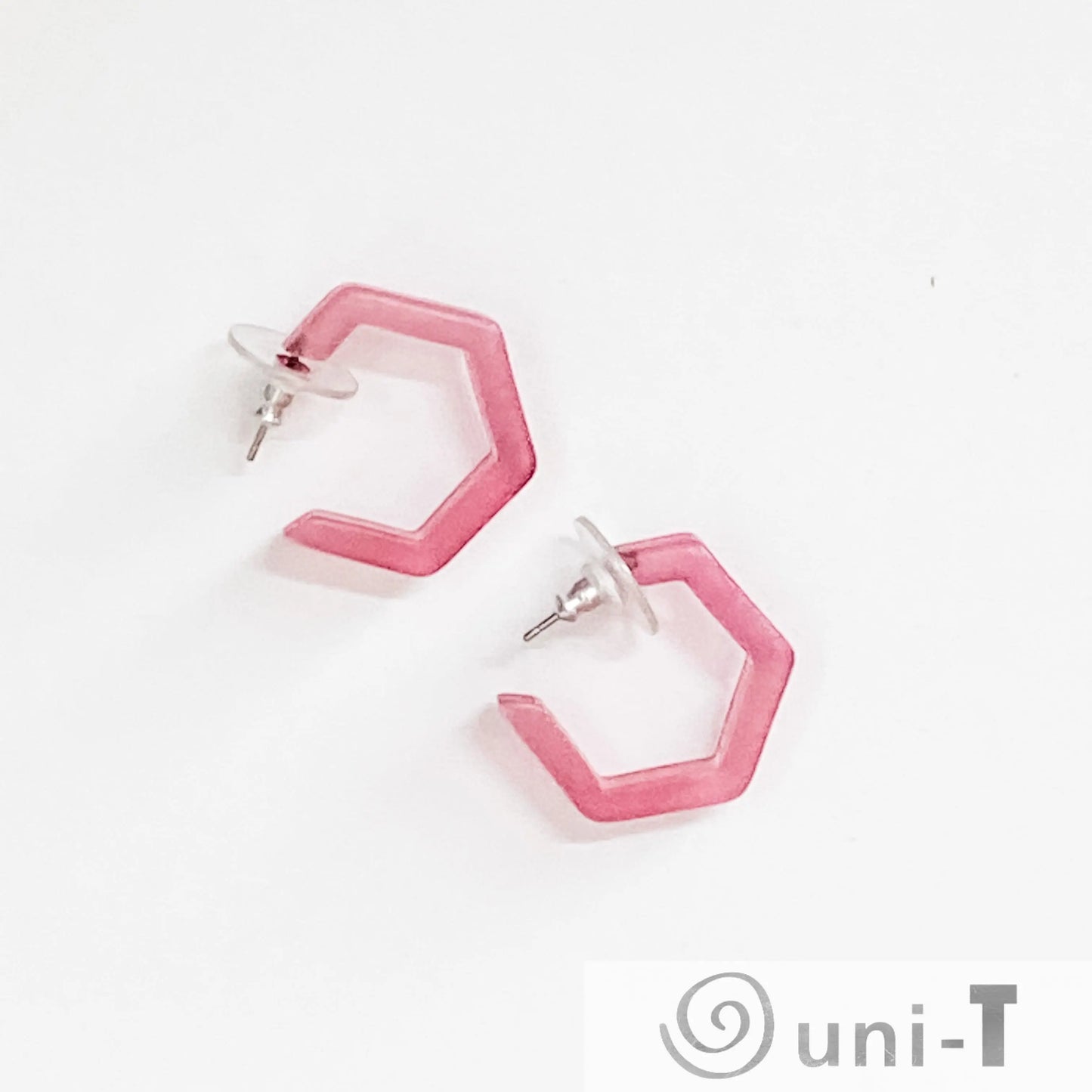 Geo Lucite Hoops Lisa Trachtman