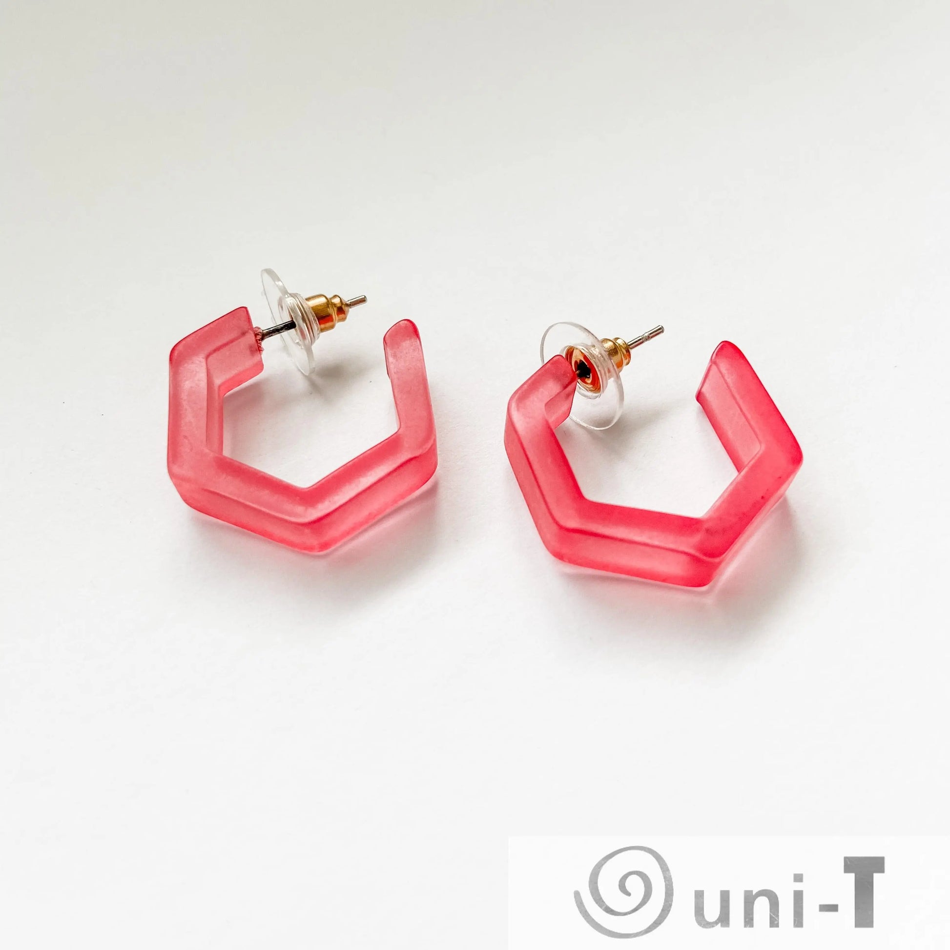 Geo Lucite Hoops Lisa Trachtman