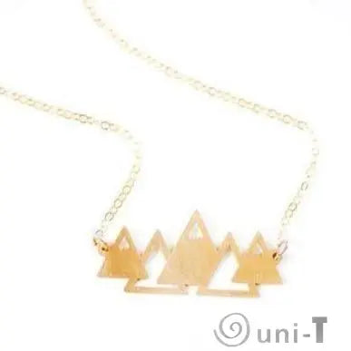 Geometric Mountains Necklace Pauline Stanley Studio
