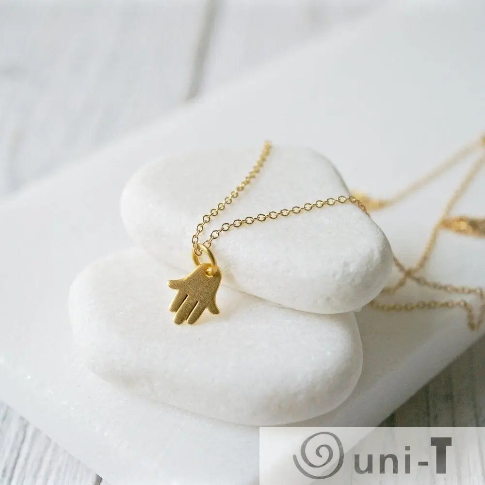 Hamsa & Gold Fill Necklace Lara Gordon