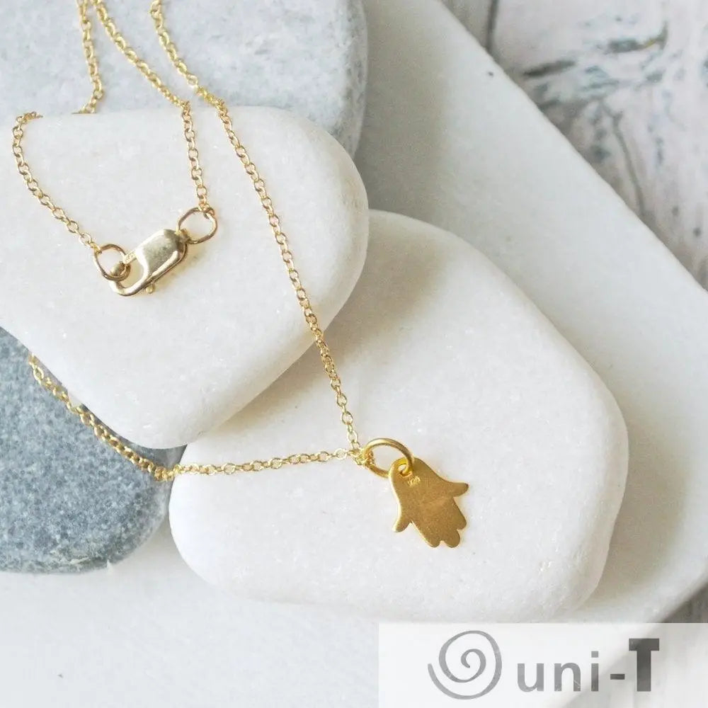 Hamsa & Gold Fill Necklace Lara Gordon