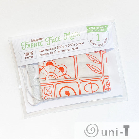 Handmade Masks with Nose Wire and Filter Pocket Uni-T