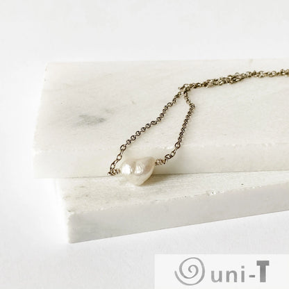 Heart Pearl Floating Pendant Nicole Goulet