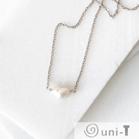 Heart Pearl Floating Pendant Nicole Goulet