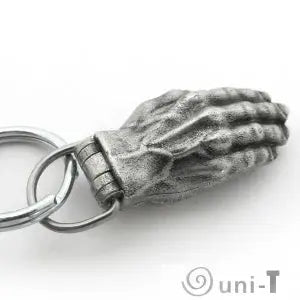Human Hand Keychains - Anatomical Hand Keychain featuring backhand view with visible muscle texture, perfect for surgeons and radiologists.