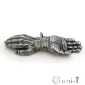 Human Hand Keychains - Anatomical Hand Keychain in fully closed position, showcasing realistic hand anatomy in a compact keychain format.