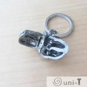 Open Anatomical Heart Keychain showing detailed inner heart design, a unique and educational small gift item.