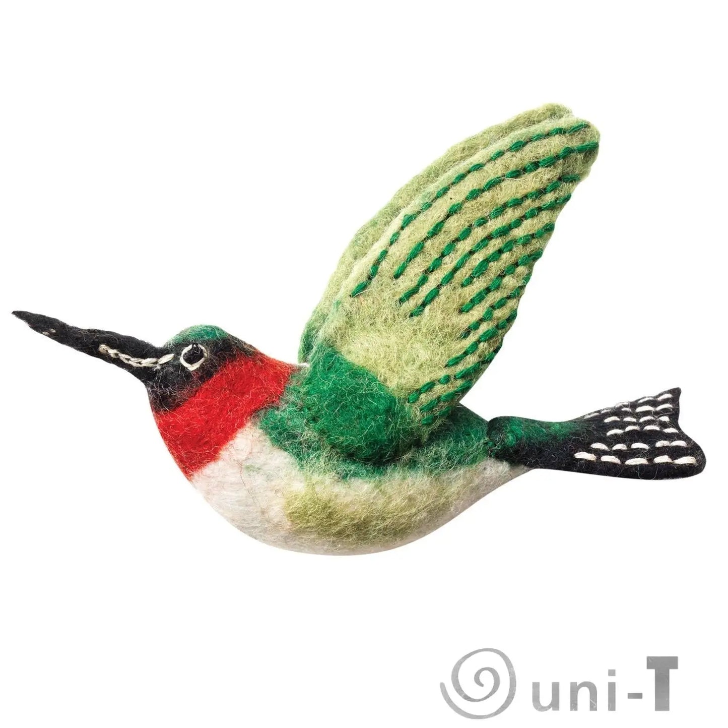 Hummingbird Woolie Bird dZi Handmade