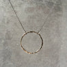 Circle Necklace, Circle of Life, Silver Necklace, large Circle Necklace, infinity Necklace Janine Gerade