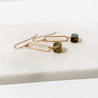 Labradorite Paperclip Chain Earrings Janine Gerade