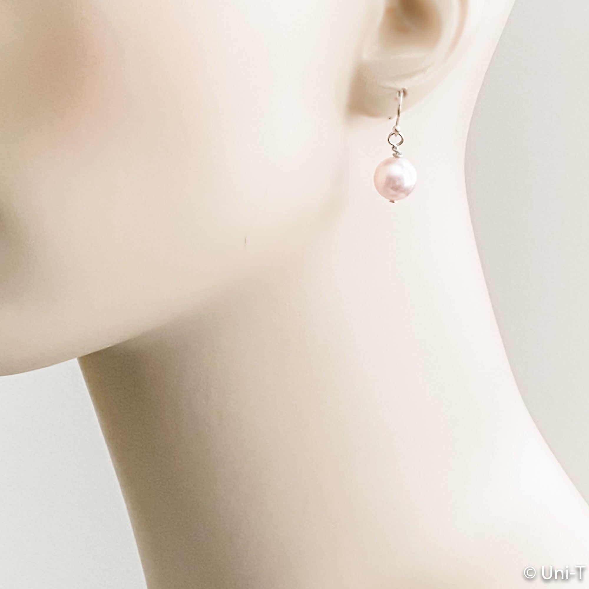 Swarovski Crystal Pearl Dangle Earrings Uni-T