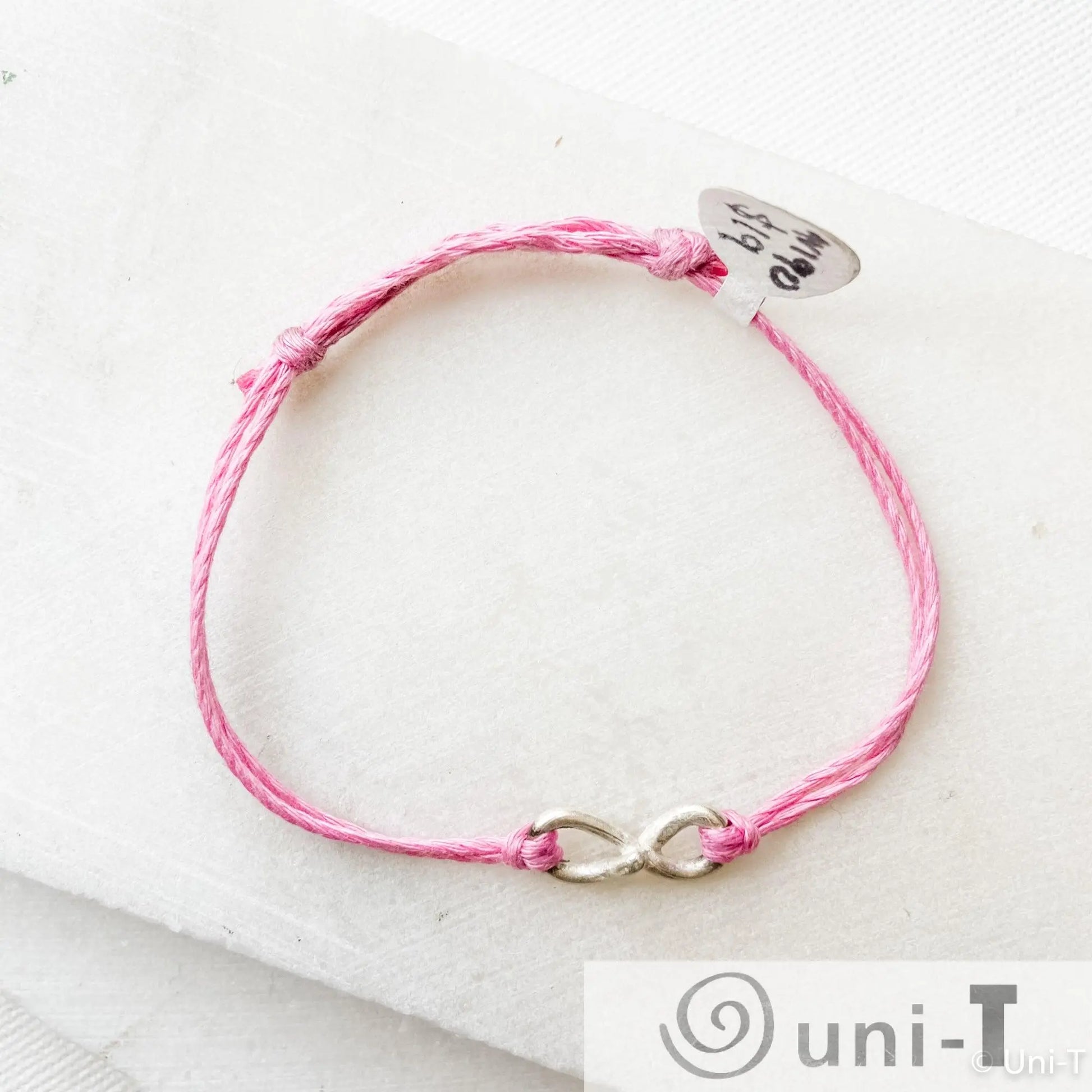 Infinity Precious Metal Clay Silver or Bronze Button Slip Knot Bracelets Amy Vulfovich