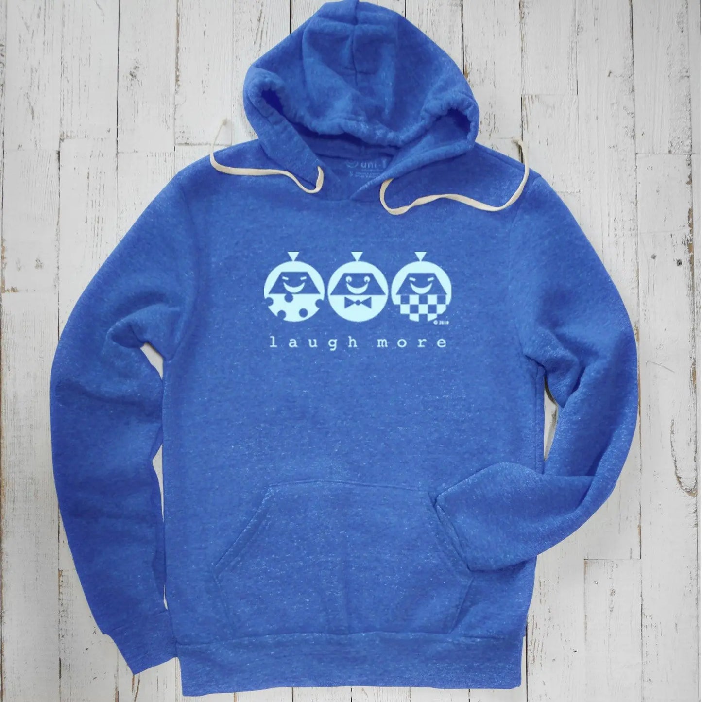 Laugh More Unisex Hoodie Uni-T