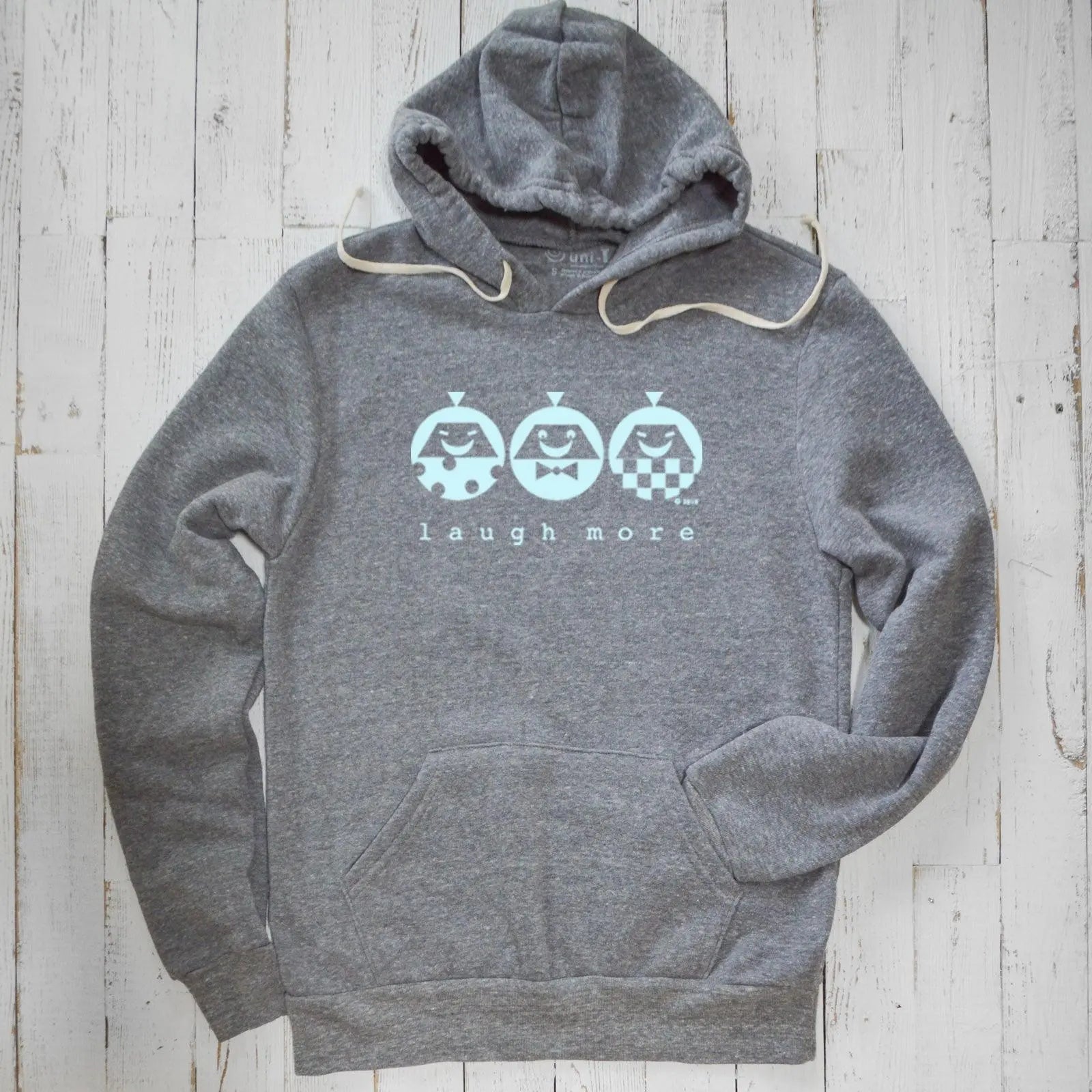 Laugh More Unisex Hoodie Uni-T