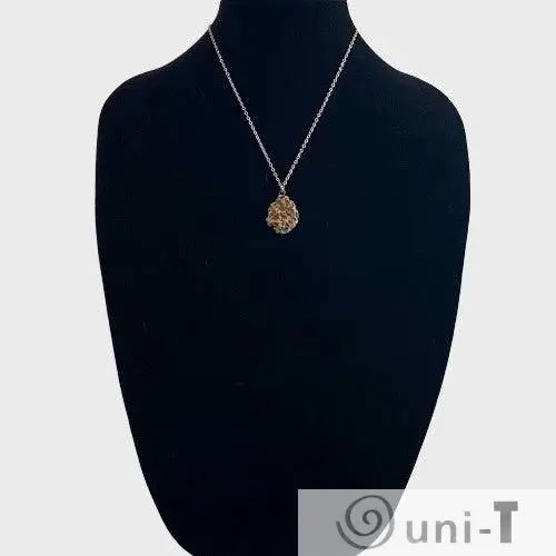 Lava Impression Precious Metal Clay Bronze Necklaces Amy Vulfovich