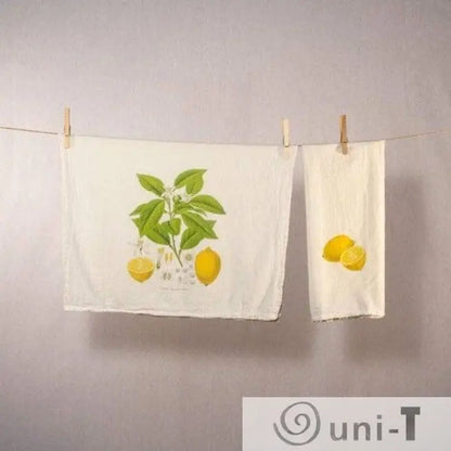 Lemon Flour Sack Towels Ityng Deng