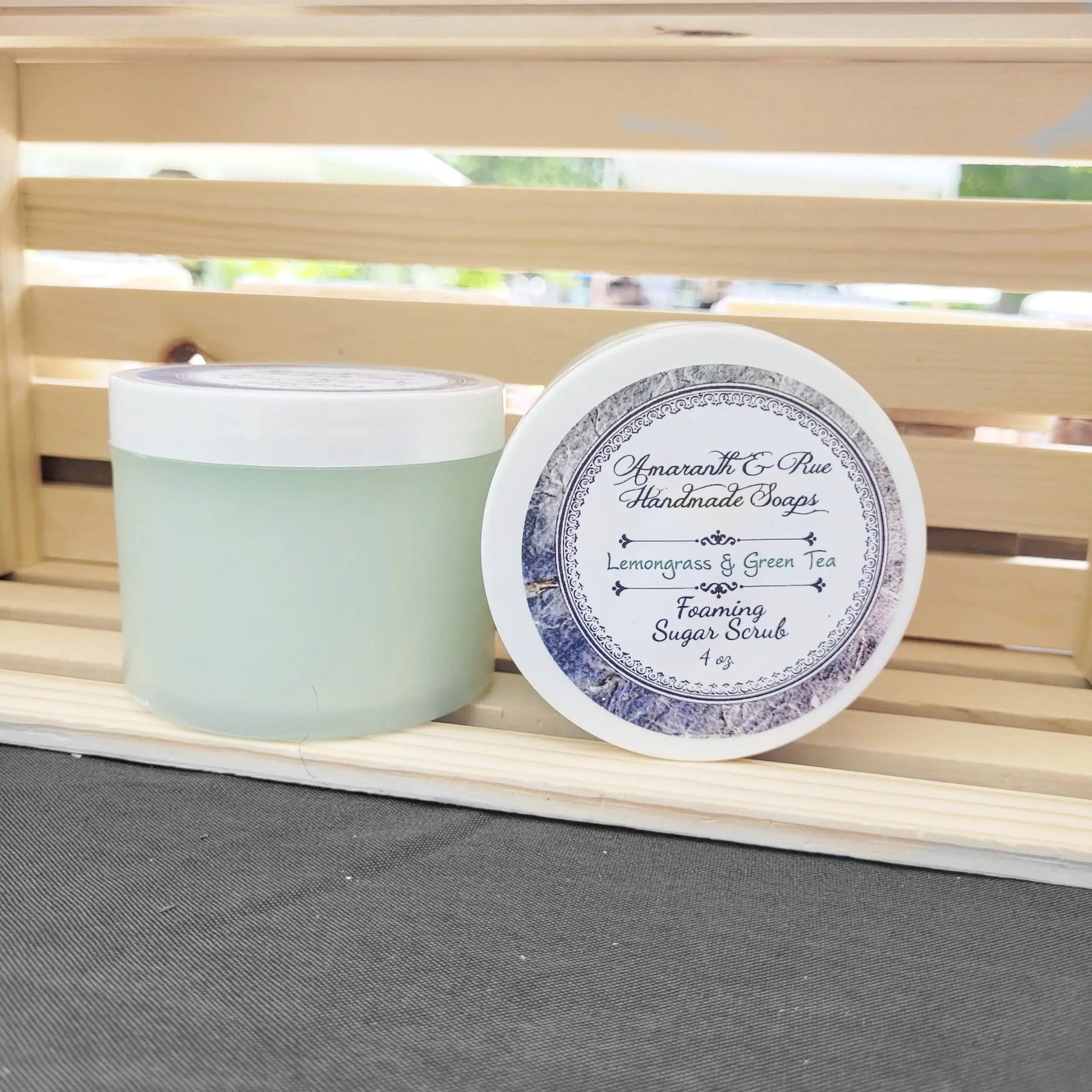 Lemongrass and Green Tea Sugar Scrub Renee A Mallett