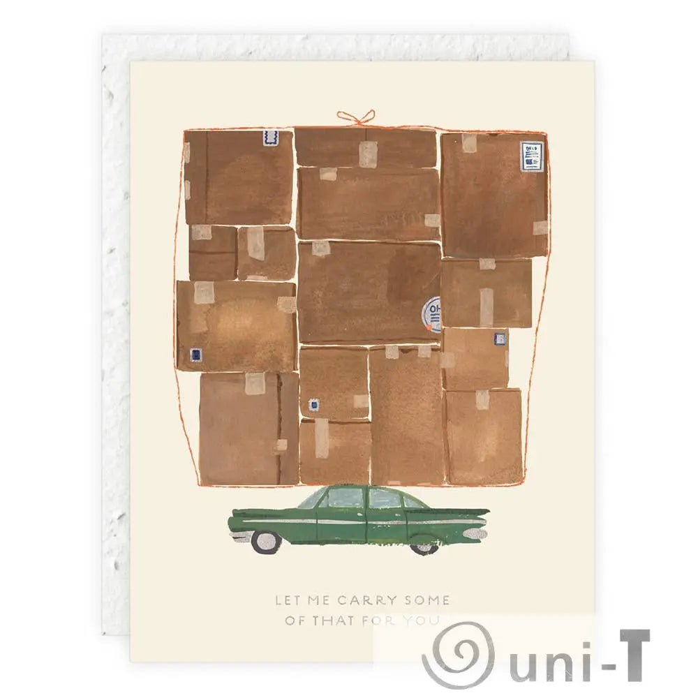 Let Me Carry Some of That - Encouragement Friendship Card Seedlings