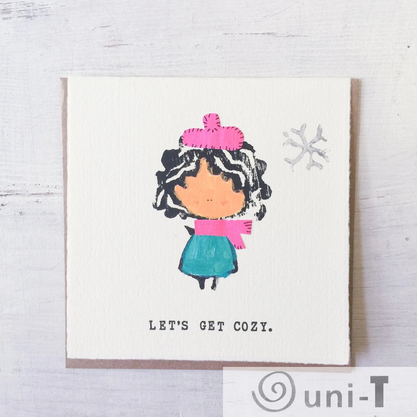 Let's Get Cozy Card Janine Kwoh