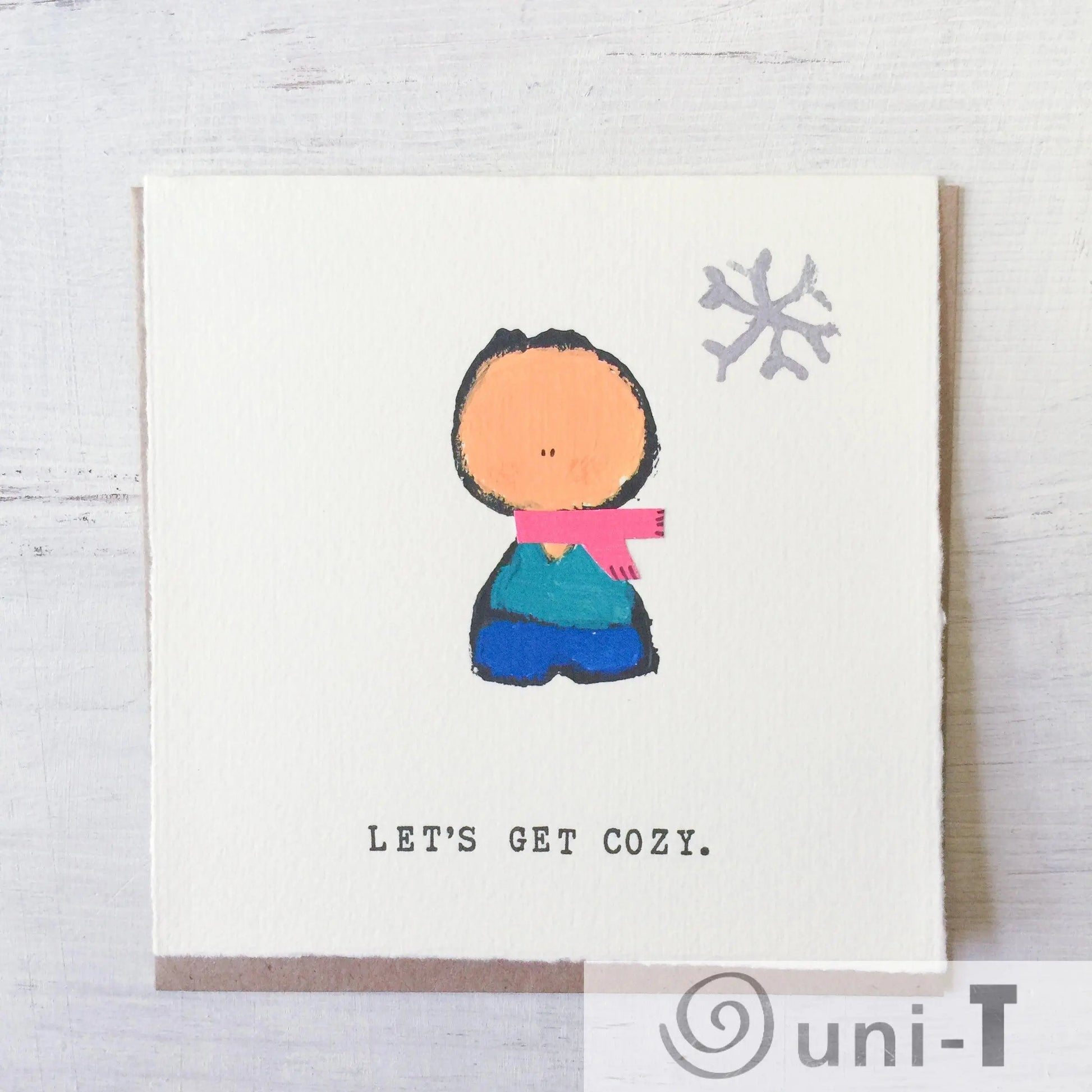 Let's Get Cozy Card Janine Kwoh