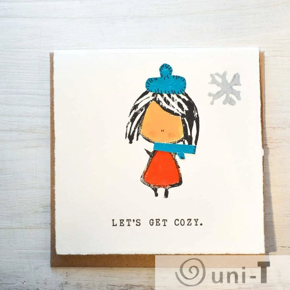 Let's Get Cozy Card Janine Kwoh