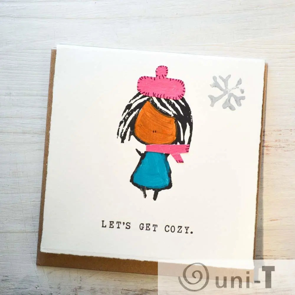 Let's Get Cozy Card Janine Kwoh