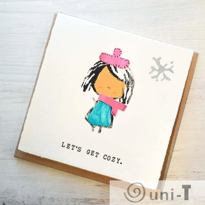 Let's Get Cozy Card Janine Kwoh