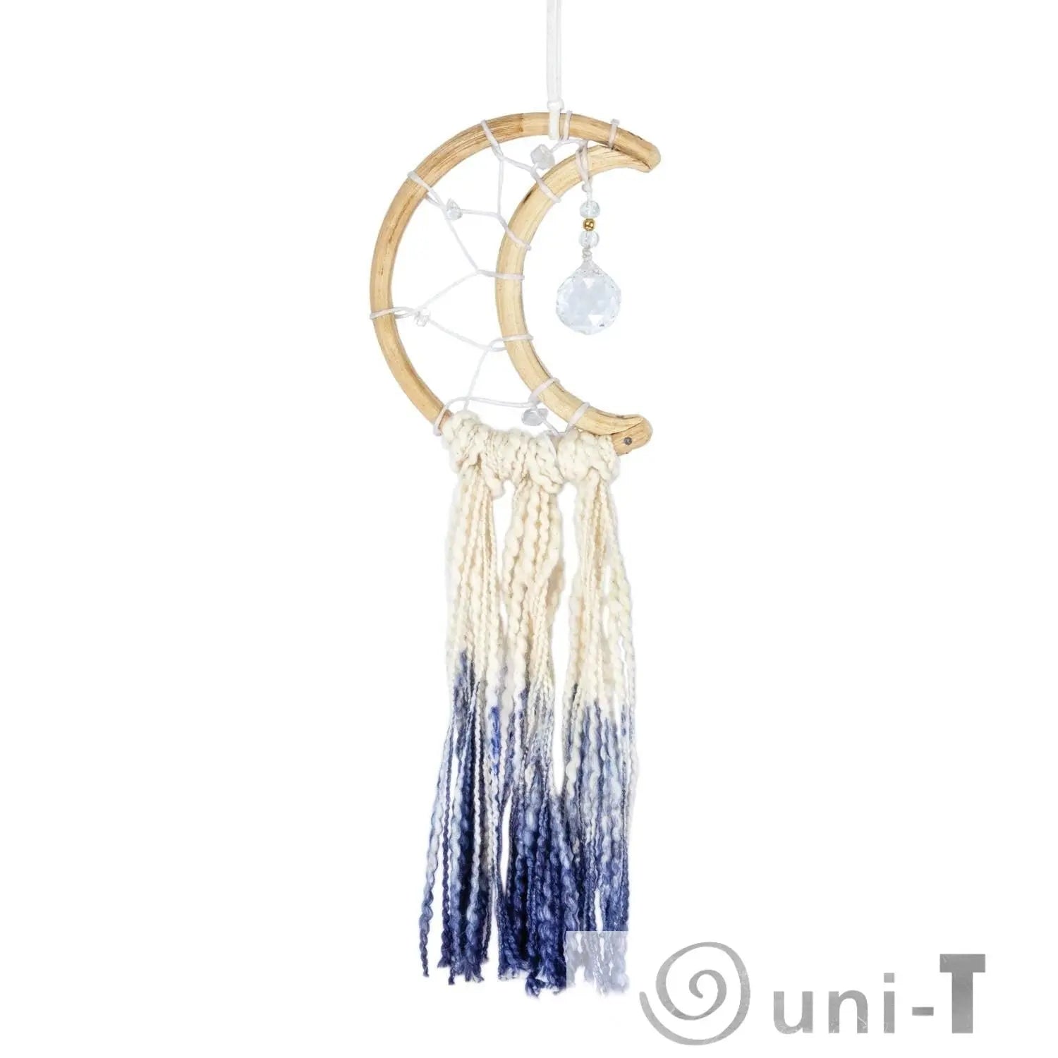 Little Blue Moon Wall Decor dZi Handmade