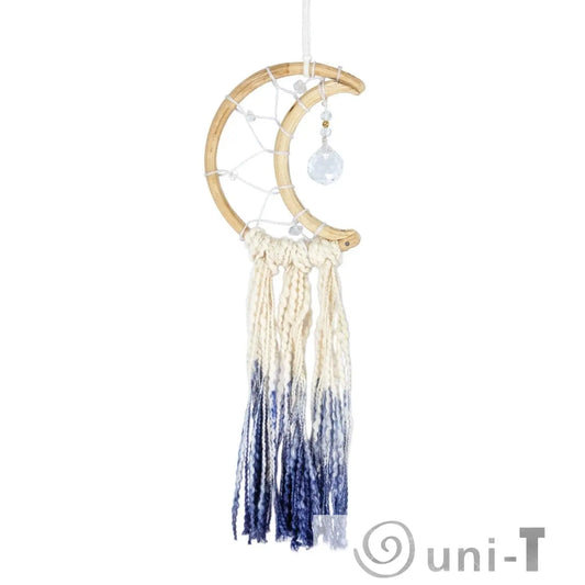Little Blue Moon Wall Decor dZi Handmade