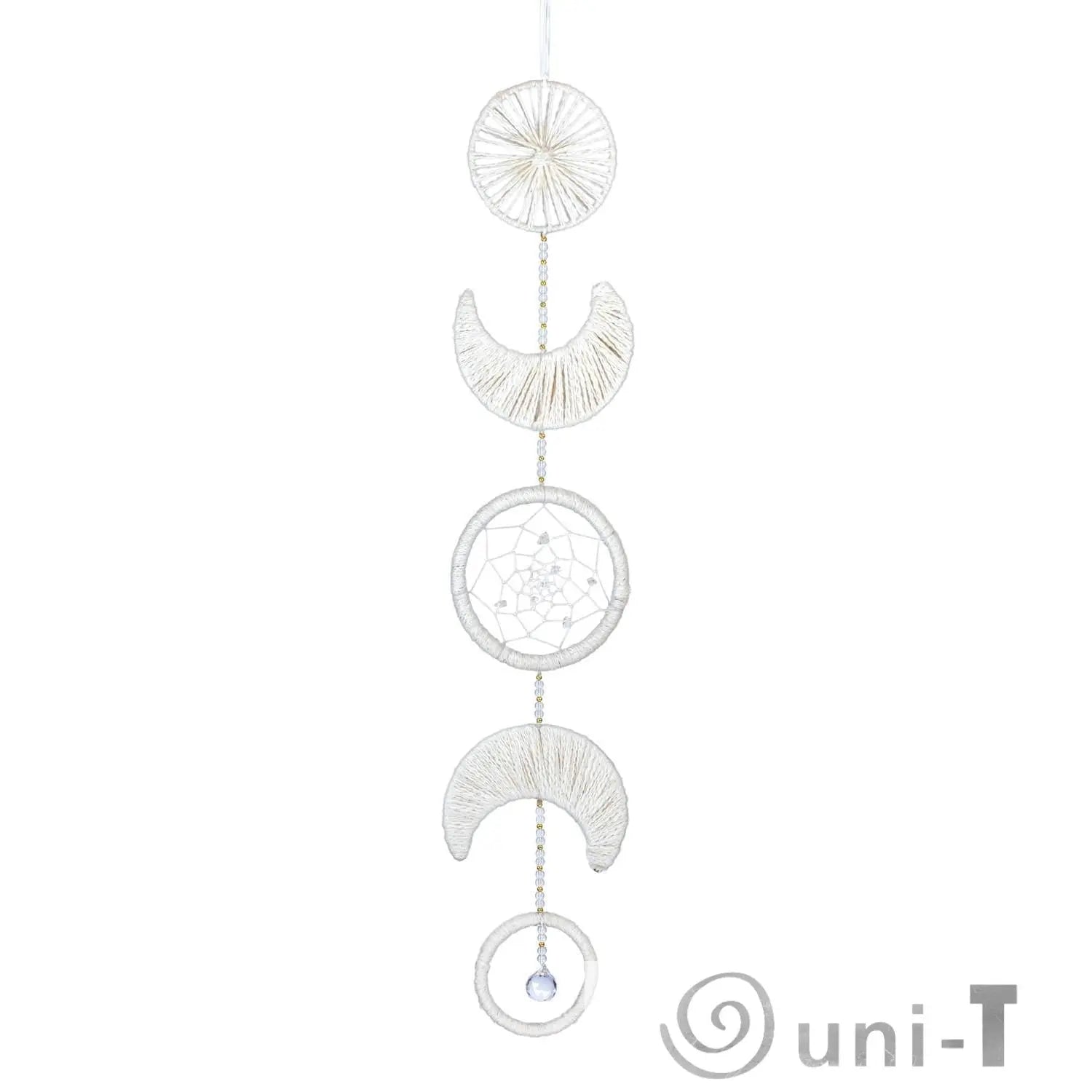 Little Lunar Cycle Wall Decor dZi Handmade
