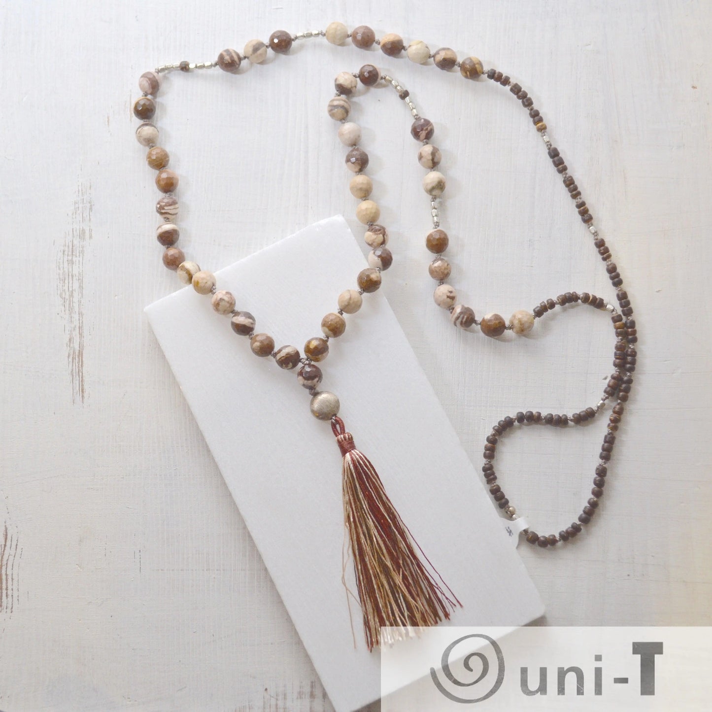 Long Beaded Mala Necklaces Janine Gerade