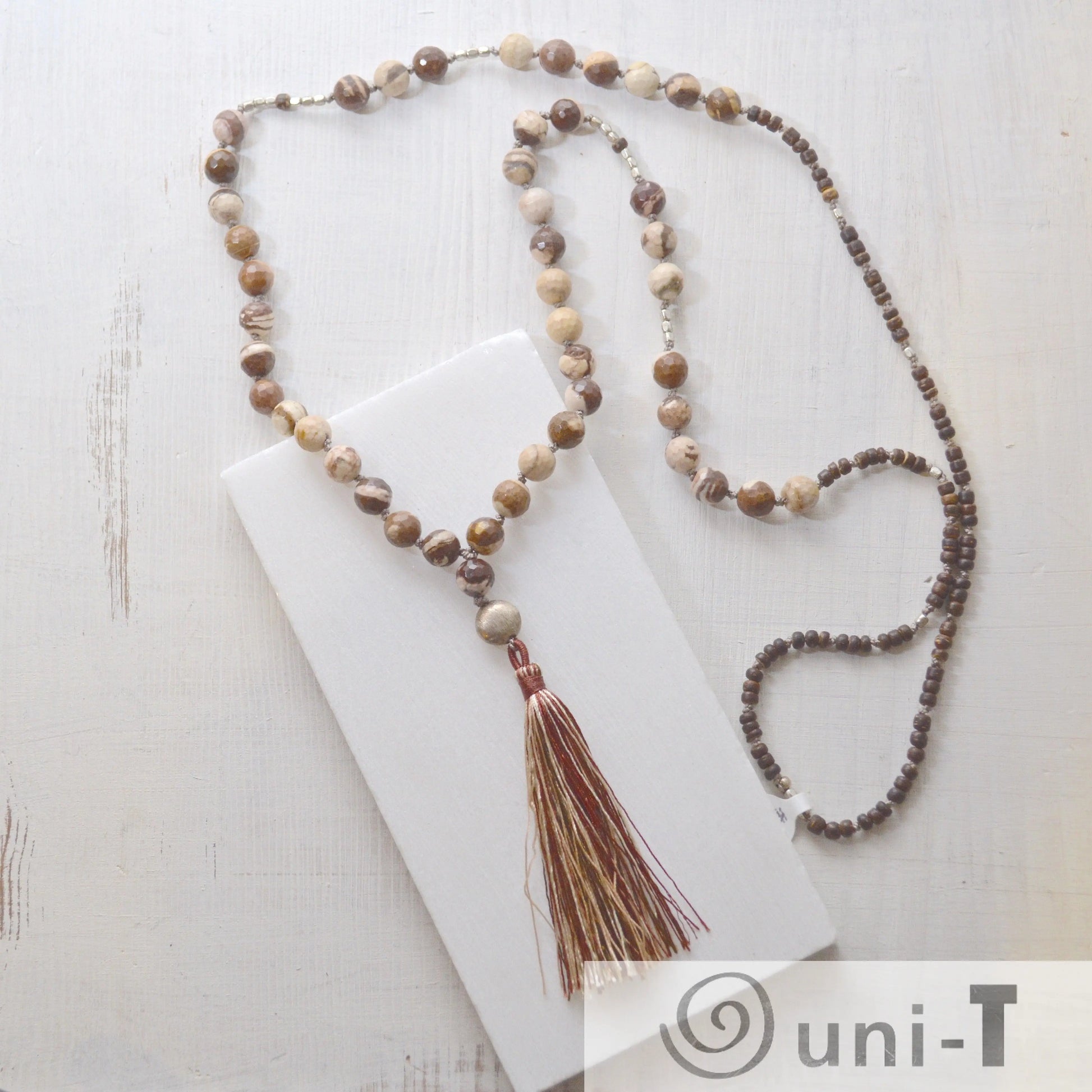 Long Beaded Mala Necklaces Janine Gerade