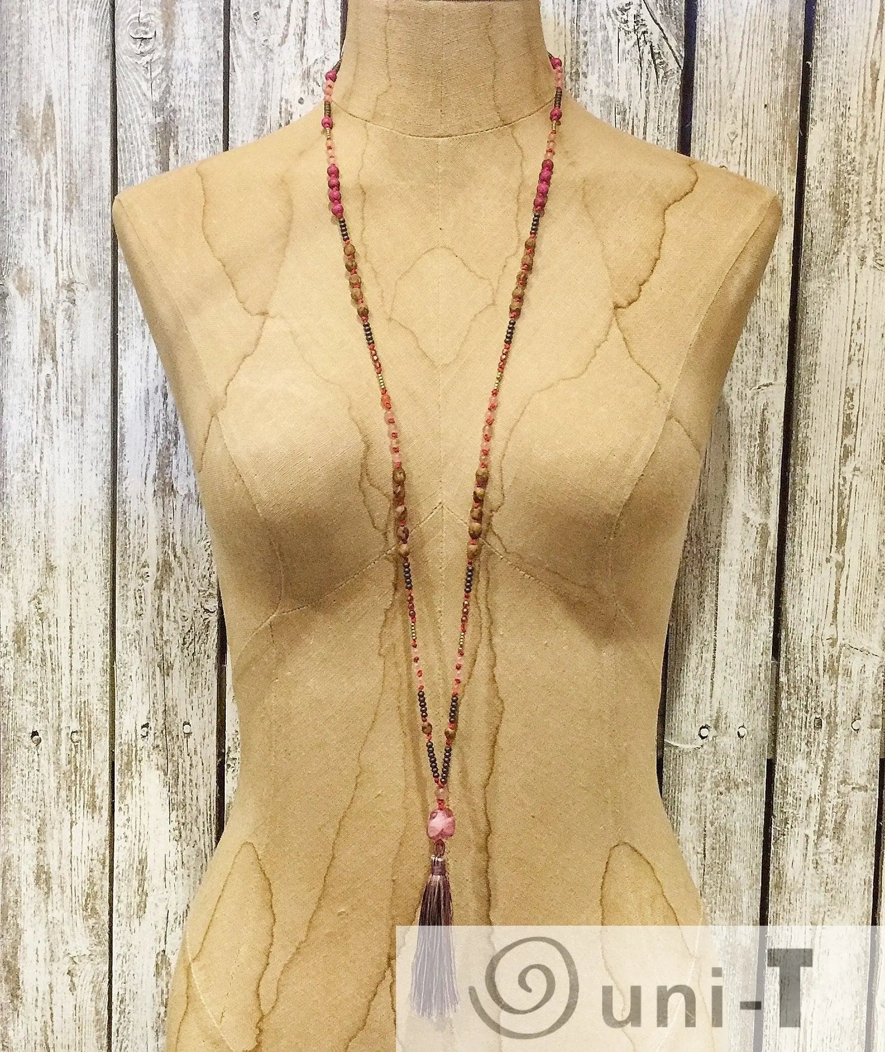 Long Beaded Mala Necklaces Janine Gerade