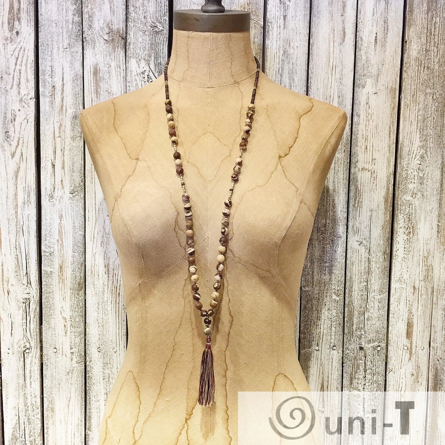 Long Beaded Mala Necklaces Janine Gerade