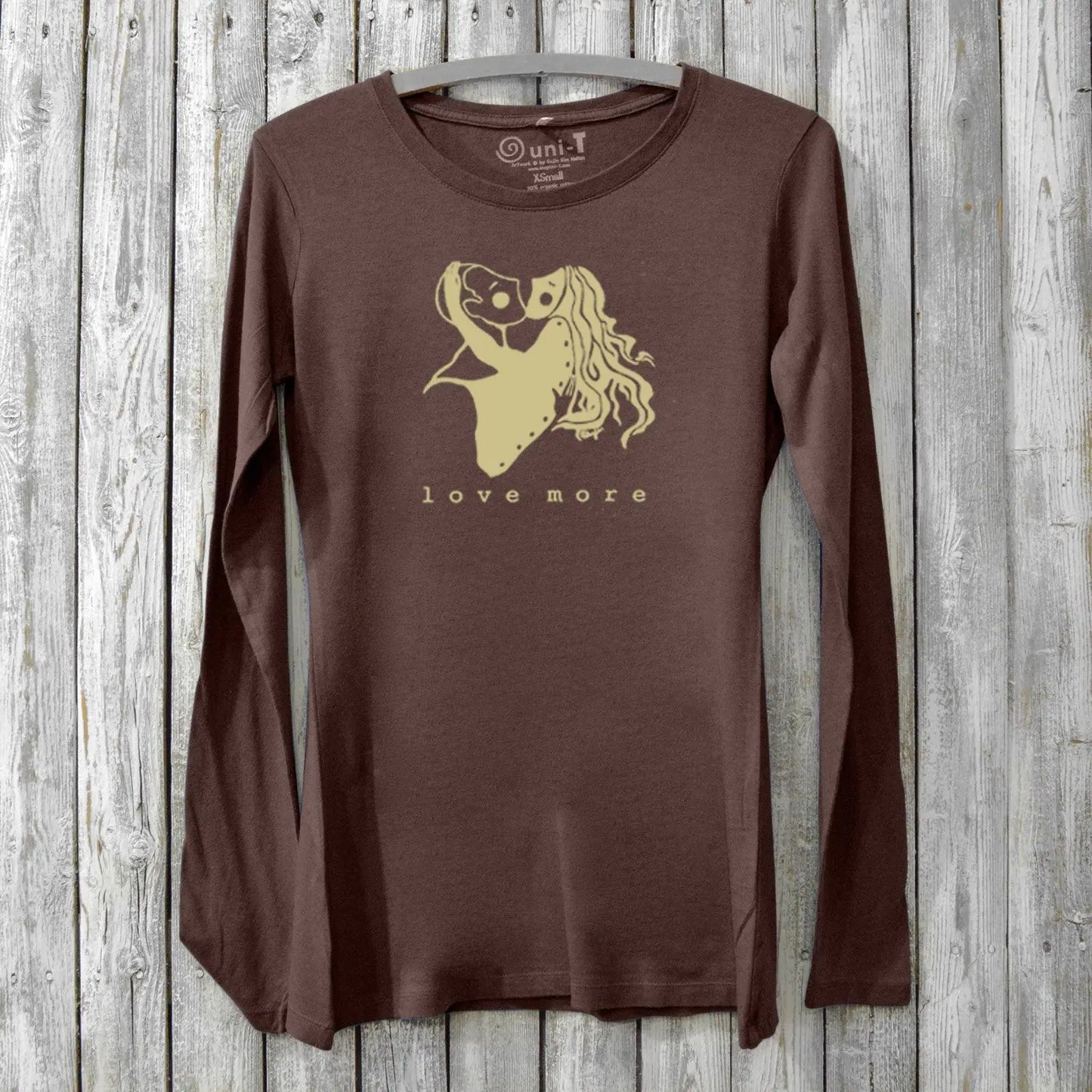 Love More, Long Sleeve T-shirt for Women Uni-T