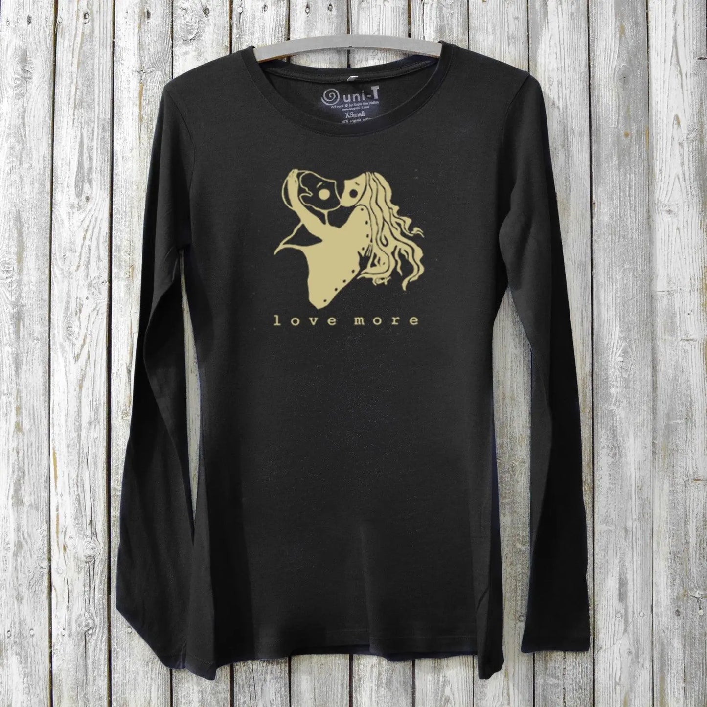 Love More, Long Sleeve T-shirt for Women Uni-T