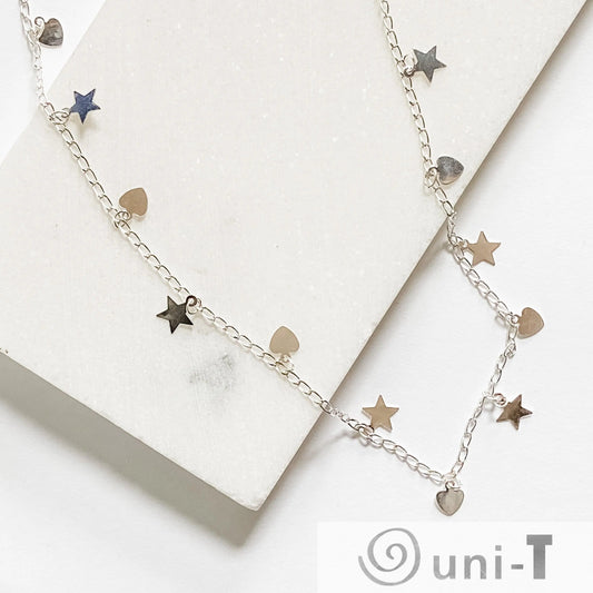 Love & Dreams Necklace, Heart and Star Necklace Lisa Trachtman