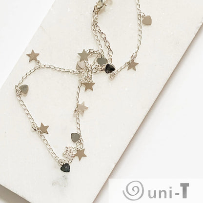 Love & Dreams Necklace, Heart and Star Necklace Lisa Trachtman