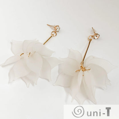 Lucite Flower Drops Lisa Trachtman