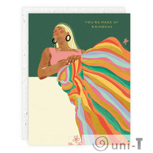 Made of Rainbows Birthday Card Seedlings